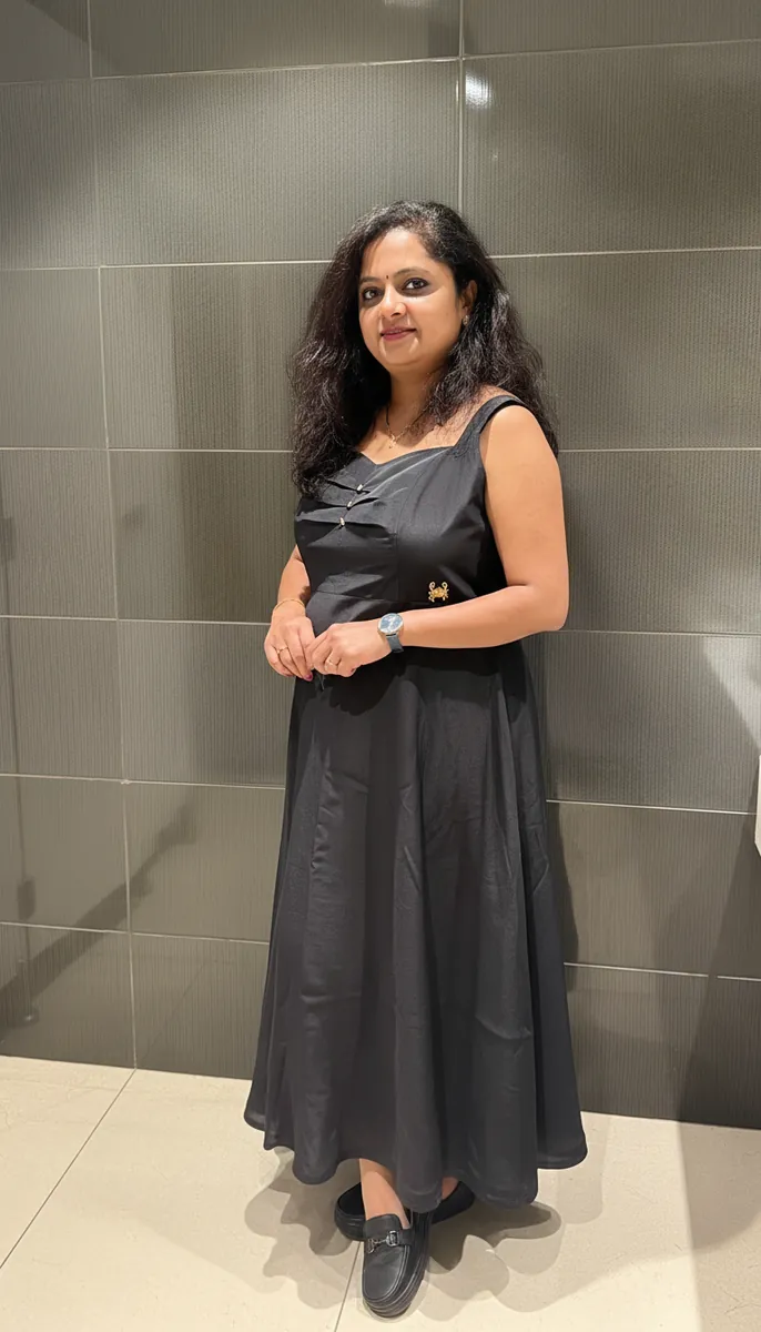 Padma Bhadre wearing The Founder Dress